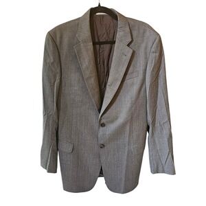 Giorgio Armani Collezioni Gray Wool Blazer Jacket Made in Italy‎ Size 42R